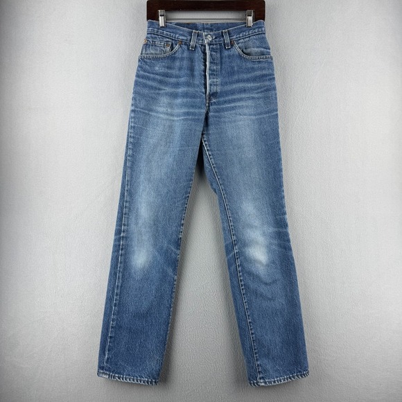 Levi's Denim - Vintage Levis Jeans Womens 33x36 (Fits 29x31) 501 High Rise Straight 80s USA